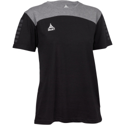 Select Oxford T-Shirt Damen schwarz/grau XL