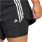 adidas Own the Run 3-Streifen 2in1 Laufshorts Damen