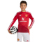 adidas Manchester United langarm Heimtrikot 2024/25 Kinder