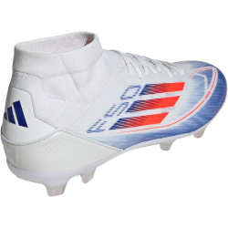 adidas F50 League Mid-Top FG/MG Fu&szlig;ballschuhe Herren 01F7 - ftwwht/lucblu/solred 46 2/3