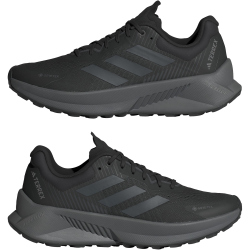 adidas TERREX Soulstride Flow GORE-TEX Trailrunning-Laufschuhe Herren A0QM - cblack/gresix/seimor 39 1/3