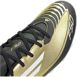 adidas F50 Club Messi FG Firm-Ground Fu&szlig;ballschuhe Herren 081A - goldmt/ftwwht/cblack 39 1/3