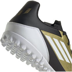 adidas F50 Club Messi TF Multinocken-Fu&szlig;ballschuhe Herren 081A - goldmt/ftwwht/cblack 45 1/3