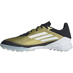 adidas F50 League Messi TF Multinocken-Fu&szlig;ballschuhe Herren 081A - goldmt/ftwwht/cblack 39 1/3
