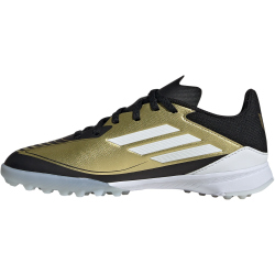 adidas F50 League Messi TF Multinocken-Fu&szlig;ballschuhe Kinder 081A - goldmt/ftwwht/cblack 32