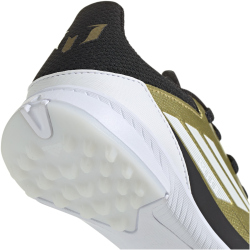 adidas F50 League Messi TF Multinocken-Fu&szlig;ballschuhe Kinder 081A - goldmt/ftwwht/cblack 32