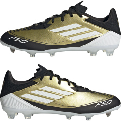adidas F50 League Messi FG/MG Fu&szlig;ballschuhe Herren 081A - goldmt/ftwwht/cblack 39 1/3