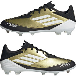 adidas F50 League Messi FG/MG Fußballschuhe Herren 081A - goldmt/ftwwht/cblack 45 1/3