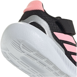 adidas Runfalcon 5 Sneaker Kinder JQ4882 - core black/pink spark/silver met. 26.5