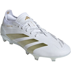 adidas Predator Elite FG Firm-Ground Fußballschuhe Herren 01F7 - ftwwht/goldmt/ftwwht 46 2/3