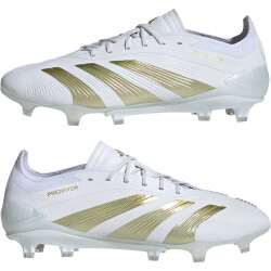 adidas Predator Elite FG Firm-Ground Fußballschuhe Herren 01F7 - ftwwht/goldmt/ftwwht 46 2/3