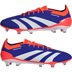 adidas Predator Elite FG Firm-Ground Fußballschuhe Herren AETB - lucblu/ftwwht/solred 40 2/3