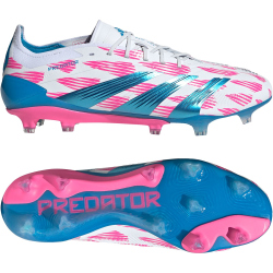 adidas Predator Elite FG Firm-Ground Fu&szlig;ballschuhe Herren 01F7 - ftwwht/solblu/sopink 39 1/3
