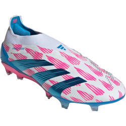 adidas Predator Elite Laceless FG Firm-Ground Fußballschuhe Herren 01F7 - ftwwht/solblu/sopink 42