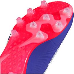 adidas Predator Elite Laceless AG Kunstrasen-Fußballschuhe Herren AETB - lucblu/ftwwht/solred 44