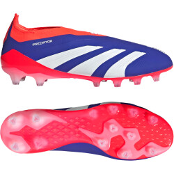 adidas Predator Elite Laceless AG Kunstrasen-Fußballschuhe Herren AETB - lucblu/ftwwht/solred 44