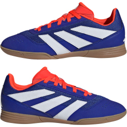 adidas Predator Club Sala IN Hallen-Fußballschuhe Kinder 01F7 - ftwwht/lucblu/solred 36