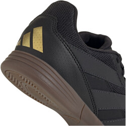 adidas Predator Club Sala IN Hallen-Fußballschuhe Kinder A0QM - cblack/carbon/goldmt 30