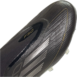 adidas F50 Elite Laceless FG Firm-Ground Fu&szlig;ballschuhe Herren A0QM - cblack/ironmt/goldmt 39 1/3