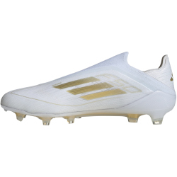 adidas F50 Elite Laceless FG Firm-Ground Fu&szlig;ballschuhe Herren 01F7 - ftwwht/goldmt/ftwwht 48