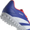 adidas Predator Club TF Multinocken-Fußballschuhe Herren AETB - lucblu/ftwwht/solred 45 1/3