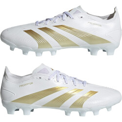adidas Predator League MG Multi-Ground Fußballschuhe Herren 01F7 - ftwwht/goldmt/sabemt 46 2/3