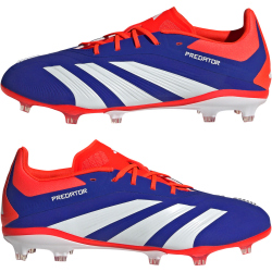 adidas Predator Elite FG Firm-Ground Fu&szlig;ballschuhe Kinder AETB - lucblu/ftwwht/solred 33