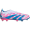 adidas Predator Elite Laceless FG Firm-Ground Fu&szlig;ballschuhe Kinder 01F7 - ftwwht/solblu/sopink 38 2/3