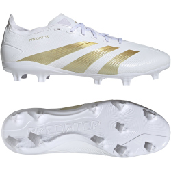 adidas Predator League FG Fußballschuhe Herren IF6346 - cloud white/gold met./sandy beige met 42