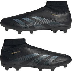 adidas Predator League Laceless FG Firm-Ground Fußballschuhe Herren A0QM - cblack/carbon/goldmt 41 1/3