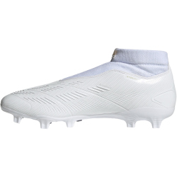 adidas Predator League Laceless FG Firm-Ground Fu&szlig;ballschuhe Herren 01F7 - ftwwht/goldmt/sabemt 40 2/3