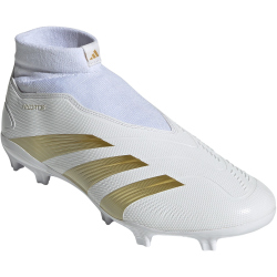 adidas Predator League Laceless FG Firm-Ground Fu&szlig;ballschuhe Herren 01F7 - ftwwht/goldmt/sabemt 40 2/3