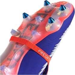 adidas Predator Elite Fold-Over Tongue SG Soft-Ground Fu&szlig;ballschuhe Herren AETB - lucblu/ftwwht/solred 40 2/3