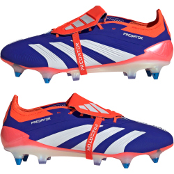 adidas Predator Elite Fold-Over Tongue SG Soft-Ground Fußballschuhe Herren AETB - lucblu/ftwwht/solred 46