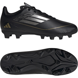 adidas F50 Club FxG Multi-Ground Fu&szlig;ballschuhe Kinder A0QM - cblack/ironmt/goldmt 28