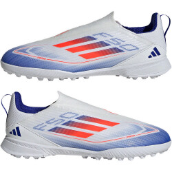 adidas F50 League Laceless TF Multinocken-Fußballschuhe Kinder 01F7 - ftwwht/solred/lucblu 32