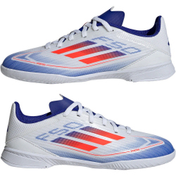 adidas F50 League IN Hallen-Fu&szlig;ballschuhe Kinder 01F7 - ftwwht/solred/lucblu 30