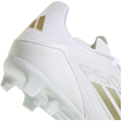 adidas F50 League FG/MG Fu&szlig;ballschuhe Kinder 01F7 - ftwwht/goldmt/ftwwht 30