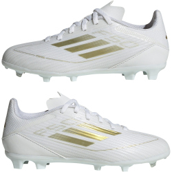 adidas F50 League FG/MG Fu&szlig;ballschuhe Kinder 01F7 - ftwwht/goldmt/ftwwht 30