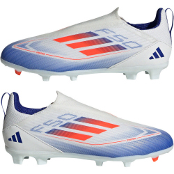 adidas F50 League Laceless FG/MG Fu&szlig;ballschuhe Kinder 01F7 - ftwwht/solred/lucblu 30