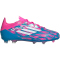 adidas F50 Pro FG Firm-Ground Fu&szlig;ballschuhe Kinder A6WM - solblu/ftwwht/sopink 35.5