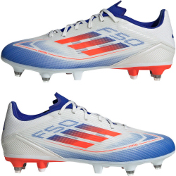 adidas F50 League SG Soft-Ground Fu&szlig;ballschuhe Herren 01F7 - ftwwht/solred/lucblu 40 2/3