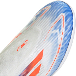 adidas F50 League Laceless TF Multinocken-Fu&szlig;ballschuhe Herren 01F7 - ftwwht/solred/lucblu 39 1/3