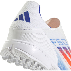 adidas F50 League Laceless TF Multinocken-Fu&szlig;ballschuhe Herren 01F7 - ftwwht/solred/lucblu 39 1/3