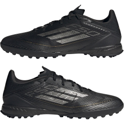 adidas F50 League TF Multinocken-Fu&szlig;ballschuhe Herren A0QM - cblack/ironmt/goldmt 42