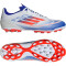 adidas F50 League 2G/3G AG Kunstrasen-Fußballschuhe Herren 01F7 - ftwwht/solred/lucblu 41 1/3