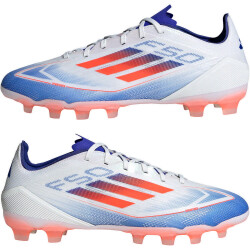 adidas F50 Pro MG Multi-Ground Fußballschuhe Herren 01F7 - ftwwht/solred/lucblu 40
