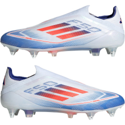 adidas F50 Elite Laceless SG Soft-Ground Fu&szlig;ballschuhe Herren 01F7 - ftwwht/solred/lucblu 39 1/3