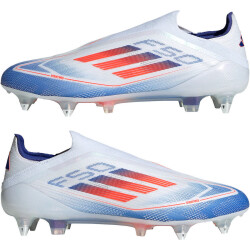 adidas F50 Elite Laceless SG Soft-Ground Fußballschuhe Herren 01F7 - ftwwht/solred/lucblu 48