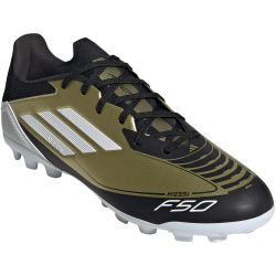 adidas F50 League Messi AG Kunstrasen-Fu&szlig;ballschuhe Herren 081A - goldmt/ftwwht/cblack 39 1/3